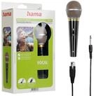 Hama Mikrofon Dynamisches Mikrofon DM-60 kabelgebunden Silber (Set), 3m Kabel Party