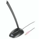 Hama Streaming-Mikrofon Tischmikrofon CS-198 Tisch Mikrofon 3,5mm Klinke (Set),