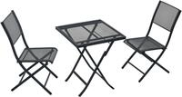 MERXX Garten-Essgruppe &raquo;Samos&laquo;, (Set, 3-tlg., Pulverbeschichtetes...