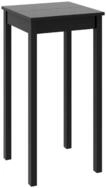 vidaXL Esstisch, Bartisch MDF Schwarz 55x55x107 cm