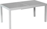 MERXX Garten-Essgruppe Amalfi, (Set, 5-tlg), inkl. 4 Stapelsessel, 1 Ausziehtisch