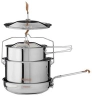 Primus Kochtopf Campfire Cookset Large - Edelstahl Topfset Camping Kochtopf,