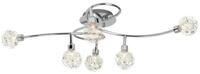 Brilliant Deckenstrahler Joya, ohne Leuchtmittel, Deckenspot 6flg chrom