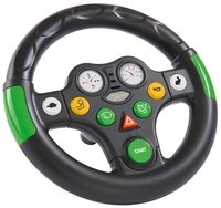BIG -Tractor Sound-Wheel - Ersatzlenkrad - schwarz/gr&uuml;n PC-Lenkrad