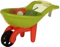 SIMBA Kinder-Rasenm&auml;her Outdoor Schubkarre mit Gartenwerkzeug zuf&auml;llige...