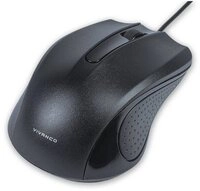 Vivanco Kompakte 3 Tasten Maus 1000 dpi, schwarz (36637) Maus