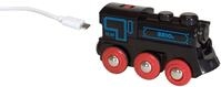 BRIO&reg; Spielzeug-Eisenbahn BRIO&reg; WORLD, Schwarze Akkulok mit Mini USB