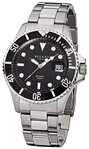 Regent Taucheruhr Stahl 30 bar, ideal auch als Geschenk