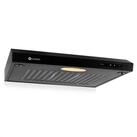 Klarstein Deckenhaube UW60BL UW60BL, Unterbauhaube Abluft 60 cm LED...