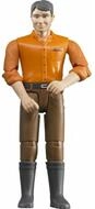 Bruder&reg; Spielfigur Bruder 60007 - Mann mit hellem Hauttyp und brauner Hose