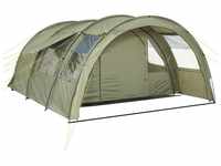 CampFeuer Tunnelzelt Zelt Multi für 4 Personen, Olivgrün, Tunnelzelt 5000 mm
