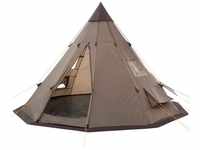CampFeuer Tipi-Zelt Zelt Spirit für 4 Personen, Braun, 3000 mm Wassersäule,