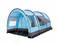 CampFeuer Tunnelzelt Zelt Relax6 für 6 Personen, Hellblau / Grau, 5000 mm