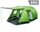 CampFeuer Tunnelzelt Zelt Super+ f&uuml;r 4 Personen, Gr&uuml;n / Schwarz, XXL Tunnelzelt,