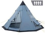 CampFeuer Tipi-Zelt Tipi Zelt Spirit f&uuml;r 4 Personen, 3000 mm Wassers&auml;ule, Grau,