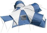 Skandika Kuppelzelt Korsika 9 Sleeper, Camping Zelt mit 3 Schlafkabinen,...