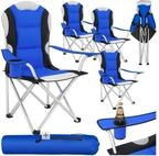 tectake Campingstuhl Gartenstuhl mit Polsterung, faltbar, 60 x 88 x 110 cm (Outdoor