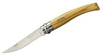 Opinel Taschenmesser Opinel Slim-Line, Gr&ouml;&szlig;e 8, rostfrei, Olivenholz
