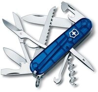 Victorinox Taschenmesser Huntsman blau transparent 1.3713.T2