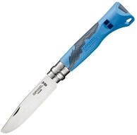 Opinel Taschenmesser No 07 Outdoor Junior Messer mit Signalpfeife - Blau