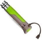 Opinel Taschenmesser Opinel Einhandmesser Outdoor 08, Teilwellenschliff,