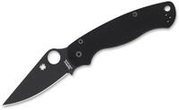 Spyderco Universalmesser Spyderco Para-Military 2 Black G10 Plain USA