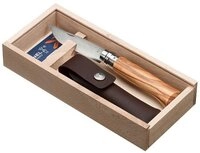 Opinel Universalmesser Taschenmesser No. 08 in Holzbox ink. Etui