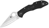 Spyderco Taschenmesser Spyderco Delica 4 Lightweight Black Plain