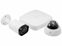 Technaxx 4-Kanal HD-CVI Überwachungskamera-Set mit 2 Überwachungskamera...