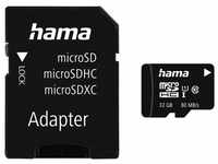 Hama microSDHC 16GB Class 10 UHS-I 80MB/s + Adapter/Foto Speicherkarte (32 GB,...