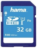 Hama SD Karte, Memory Fast, Class 10 UHS-I Speicherkarte (32 GB, UHS-I Class 10)