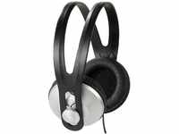 Vivanco Vivanco SR 97 On Ear Kopfhörer kabelgebunden Schwarz, Silber Kopfhörer