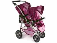 Bayer-Chic Tandem Buggy Vario - Dots Brombeere