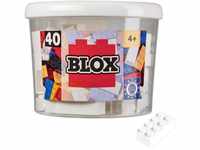 SIMBA Spielbausteine Konstruktionsspielzeug Bausteine Blox 40 Teile 8er weiß