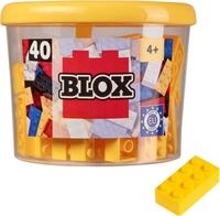 SIMBA Konstruktionsspielzeug Bausteine Blox 40 Teile 8er gelb 104118857