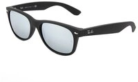 Ray-Ban Sonnenbrille Ray-Ban New Wayfarer RB2132 622/30 Matte Black Silver...