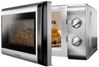 Privileg Mikrowelle 148438, Mikrowelle, 20 l, mit 5 Leistungsstufen, silber