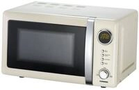 MELISSA Mikrowelle, 20 l, kompaktes Retro-Design, LED-Display, 700W - 5 Stufen &