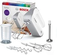 BOSCH Handmixer Styline MFQ4075DE, 2x R&uuml;hrbesen, Knethaken Edelst., Mixfu&szlig;,...