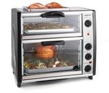 ONECONCEPT Minibackofen All-You-Can-Eat Doppel-Backofen 42L 2350W Grillplatte