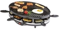 Domo Raclette DOMO DO9038G Raclette Grillfunktion, Antihaftbeschichtung, Kontrollleu