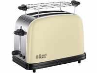 RUSSELL HOBBS Toaster Colours Plus+ Classic Cream 23334-56, 2 kurze Schlitze,...
