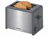 Cloer Toaster 3215, Toaster für 2 Toast Stopptaste Integrierter...