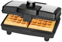 CLATRONIC Waffeleisen WA 3606, Belgisches Waffeleisen, 2 gro&szlig;e Backfl&auml;chen