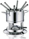kela Fondue Cailin, Allherdboden, mit Spritzschutz, 6 Gabeln