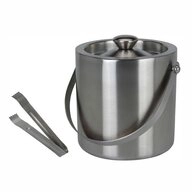 Koopman Eiseimer 1 x Eisw&uuml;rfelbeh&auml;lter mit Deckel und Zange 1,5l, Eiseimer I Ice