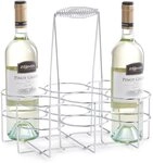 Zeller Present Flaschenkorb, Flaschenhalter f&uuml;r 6 Flaschen