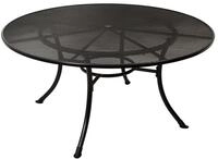 DEGAMO Gartentisch RIVO (1-St), rund 150cm, Stahl und Streckmetall eisengrau