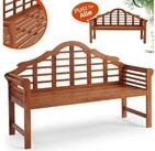 Deuba Gartenbank Marlboro, Wetterfest Eukalyptus Holz FSC&reg;-zertifiziert 135x56x100cm