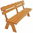 DEGAMO Gartenbank FREITAL XL (1-St), 4-sitzer 200cm, massive Kiefer hell...